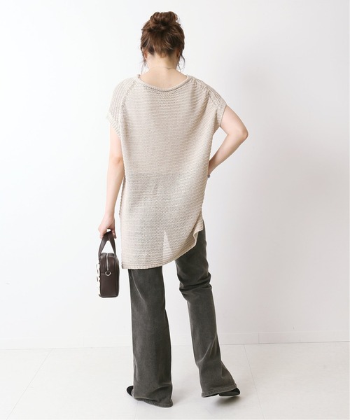 SOMETHING（サムシング）の「《WEB限定》【SOMETHING/サムシング】 LISA FLARE◆（デニムパンツ・レディース・ブラウン・MEDIUM）」の6枚目の写真