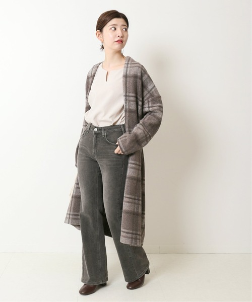 SOMETHING（サムシング）の「《WEB限定》【SOMETHING/サムシング】 LISA FLARE◆（デニムパンツ・レディース・ブラウン・MEDIUM）」の3枚目の写真