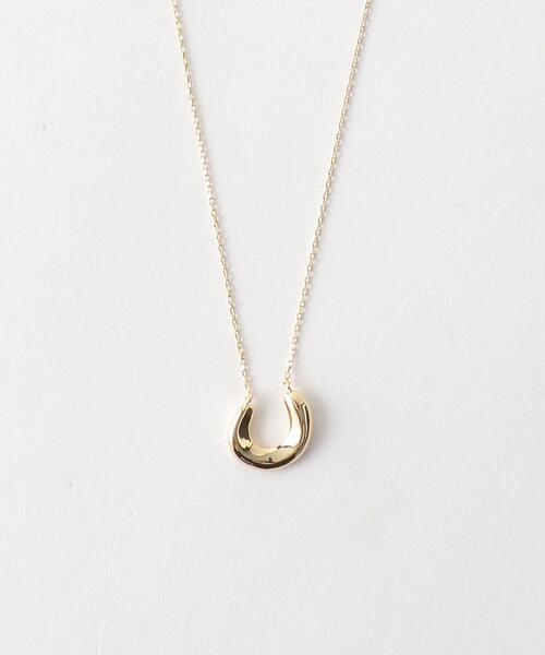 green label relaxing(グリーンレーベルリラクシング)の「Uモチーフ プチ ネックレス(ネックレス・レディース・ゴールド/シルバー・FREE)」の9枚目の写真
