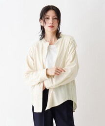 SHOO・LA・RUE | ビエラ風バンドカラーシャツ(シャツ/ブラウス)