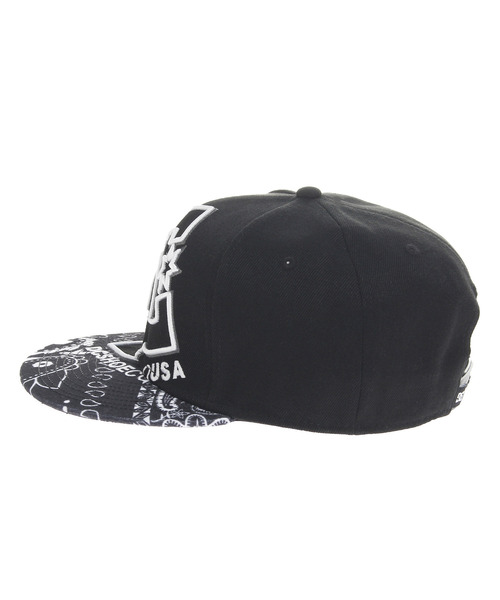 DC（ディーシー）の「DC/ディーシー キャップ 21 DOUBLE UPDATE SNAPBACK DCP214212（キャップ・メンズ・ブラック×ブラック/ブラック/ベージュ・FREE）」の10枚目の写真