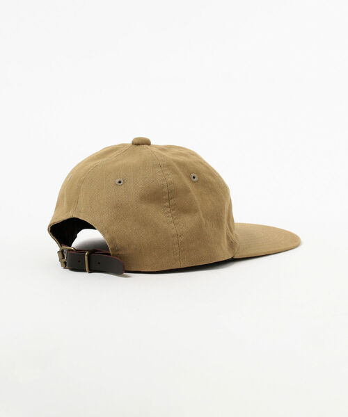 BEAMS PLUS（ビームスプラス）の「BEAMS PLUS / 6パネル ヘリンボーン キャップ（キャップ・メンズ・ネイビー/カーキ/オリーブ/インディゴブルー/オフホワイト・ONE SIZE）」の7枚目の写真