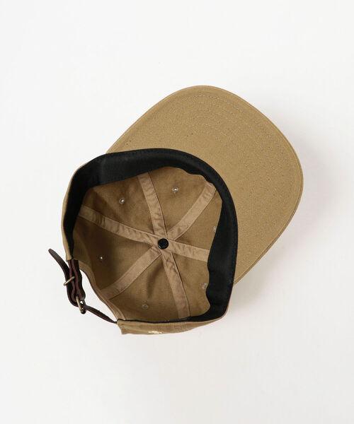 BEAMS PLUS（ビームスプラス）の「BEAMS PLUS / 6パネル ヘリンボーン キャップ（キャップ・メンズ・ネイビー/カーキ/オリーブ/インディゴブルー/オフホワイト・ONE SIZE）」の9枚目の写真