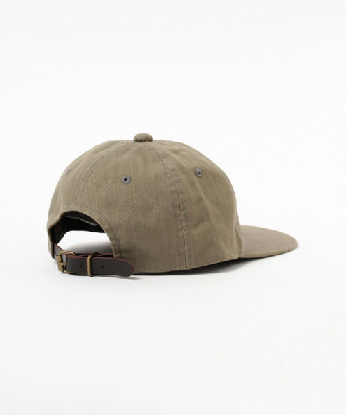 BEAMS PLUS（ビームスプラス）の「BEAMS PLUS / 6パネル ヘリンボーン キャップ（キャップ・メンズ・ネイビー/カーキ/オリーブ/インディゴブルー/オフホワイト・ONE SIZE）」の10枚目の写真