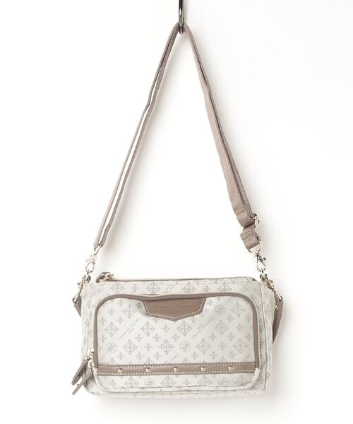 christian olivier(クリスチャンオリビエ)の「CHRISTIAN OLIVIER 2Wayお財布ポシェット(ショルダーバッグ・レディース・ネイビー/モカ/ブラウン系その他/ブラウン/グレイッシュベージュ/ネイビー系・FREE)」の4枚目の写真