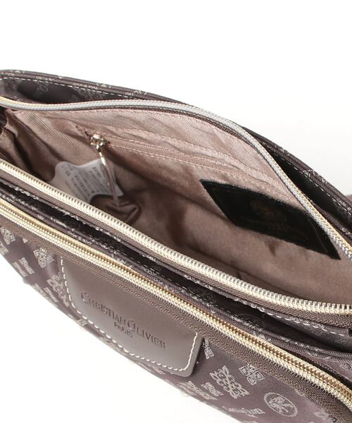 christian olivier(クリスチャンオリビエ)の「CHRISTIAN OLIVIER 2Wayお財布ポシェット(ショルダーバッグ・レディース・ネイビー/モカ/ブラウン系その他/ブラウン/グレイッシュベージュ/ネイビー系・FREE)」の18枚目の写真