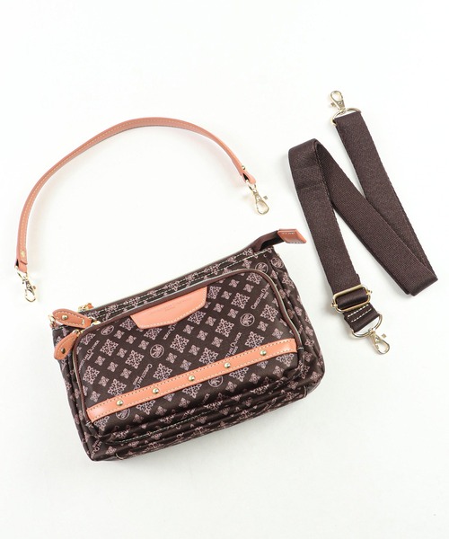 christian olivier(クリスチャンオリビエ)の「CHRISTIAN OLIVIER 2Wayお財布ポシェット(ショルダーバッグ・レディース・ネイビー/モカ/ブラウン系その他/ブラウン/グレイッシュベージュ/ネイビー系・FREE)」の17枚目の写真