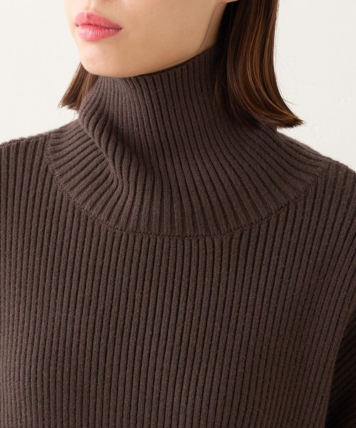 Lui's(ルイス)の「レイヤードベストコンビニットワンピース(ワンピース・レディース・ブラウン/ブラック・FREE)」の5枚目の写真