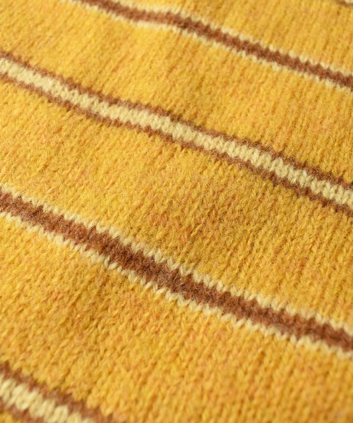 Alan Paine（アランペイン）の「【ヴィンテージ古着】ALAN PAINE/アランペイン ウールセーター ボーダー柄（ニット/セーター・メンズ・イエロー・42）」の6枚目の写真