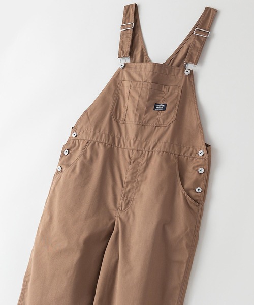 OUTDOOR PRODUCTS APPAREL(アウトドアプロダクツアパレル)の「【OUTDOOR PRODUCTS/アウトドアプロダクツ】防汚加工 ツイルオーバーオール ワンポイントブランドロゴ(サロペット/オーバーオール・メンズ・オリーブ/ベージュ/ブラック・MEDIUM/LARGE/X-LARGE/SMALL)」の4枚目の写真