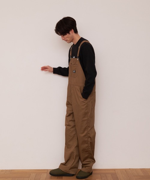 OUTDOOR PRODUCTS APPAREL(アウトドアプロダクツアパレル)の「【OUTDOOR PRODUCTS/アウトドアプロダクツ】防汚加工 ツイルオーバーオール ワンポイントブランドロゴ(サロペット/オーバーオール・メンズ・オリーブ/ベージュ/ブラック・MEDIUM/LARGE/X-LARGE/SMALL)」の21枚目の写真