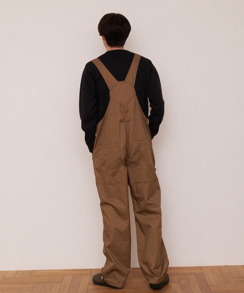 OUTDOOR PRODUCTS APPAREL(アウトドアプロダクツアパレル)の「【OUTDOOR PRODUCTS/アウトドアプロダクツ】防汚加工 ツイルオーバーオール ワンポイントブランドロゴ(サロペット/オーバーオール・メンズ・オリーブ/ベージュ/ブラック・MEDIUM/LARGE/X-LARGE/SMALL)」の19枚目の写真