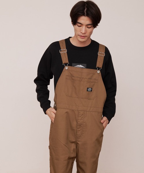OUTDOOR PRODUCTS APPAREL(アウトドアプロダクツアパレル)の「【OUTDOOR PRODUCTS/アウトドアプロダクツ】防汚加工 ツイルオーバーオール ワンポイントブランドロゴ(サロペット/オーバーオール・メンズ・オリーブ/ベージュ/ブラック・MEDIUM/LARGE/X-LARGE/SMALL)」の18枚目の写真