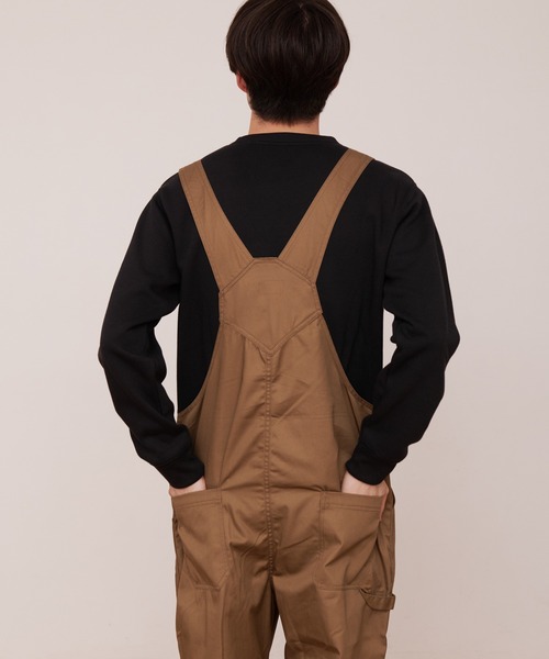 OUTDOOR PRODUCTS APPAREL(アウトドアプロダクツアパレル)の「【OUTDOOR PRODUCTS/アウトドアプロダクツ】防汚加工 ツイルオーバーオール ワンポイントブランドロゴ(サロペット/オーバーオール・メンズ・オリーブ/ベージュ/ブラック・MEDIUM/LARGE/X-LARGE/SMALL)」の16枚目の写真