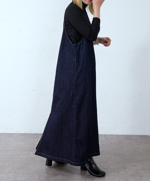 CIAOPANIC（チャオパニック）の「2wayデニムキャミワンピース（ワンピース・レディース・インディゴブルー/ブルー・FREE）」の19枚目の写真
