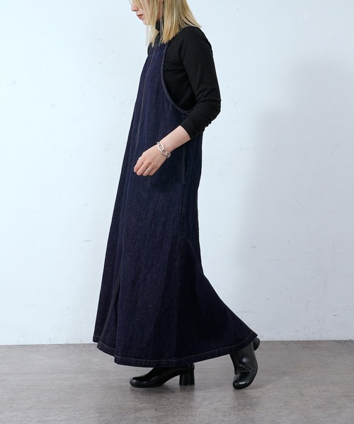CIAOPANIC（チャオパニック）の「2wayデニムキャミワンピース（ワンピース・レディース・インディゴブルー/ブルー・FREE）」の21枚目の写真