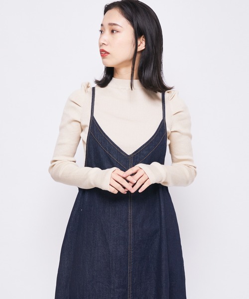 CIAOPANIC（チャオパニック）の「2wayデニムキャミワンピース（ワンピース・レディース・インディゴブルー/ブルー・FREE）」の11枚目の写真