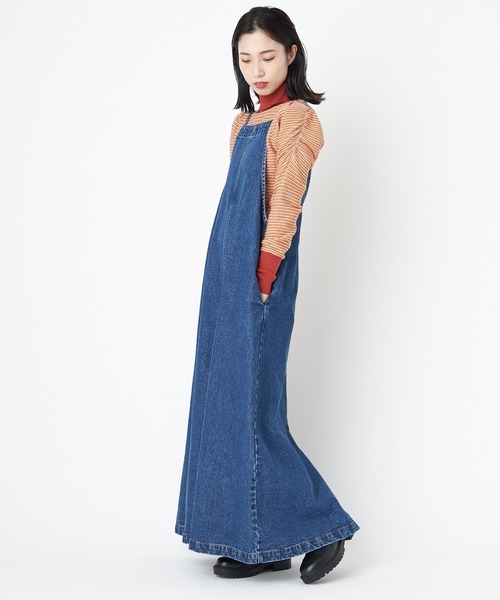 CIAOPANIC（チャオパニック）の「2wayデニムキャミワンピース（ワンピース・レディース・インディゴブルー/ブルー・FREE）」の13枚目の写真