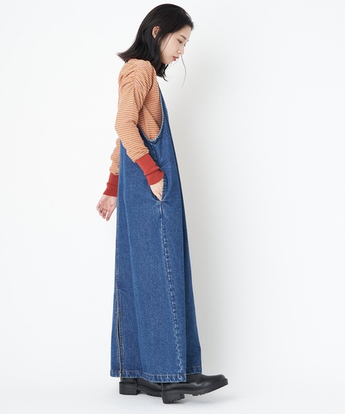 CIAOPANIC（チャオパニック）の「2wayデニムキャミワンピース（ワンピース・レディース・インディゴブルー/ブルー・FREE）」の14枚目の写真