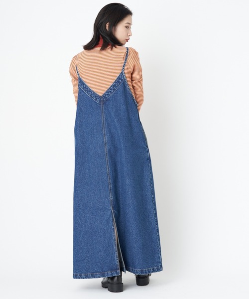 CIAOPANIC（チャオパニック）の「2wayデニムキャミワンピース（ワンピース・レディース・インディゴブルー/ブルー・FREE）」の15枚目の写真