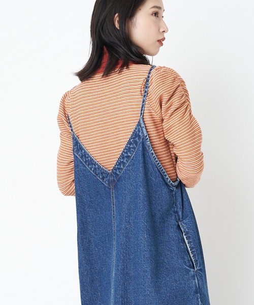 CIAOPANIC（チャオパニック）の「2wayデニムキャミワンピース（ワンピース・レディース・インディゴブルー/ブルー・FREE）」の16枚目の写真