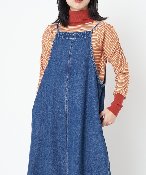 CIAOPANIC（チャオパニック）の「2wayデニムキャミワンピース（ワンピース・レディース・インディゴブルー/ブルー・FREE）」の17枚目の写真