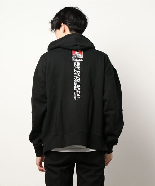 BEN DAVIS(ベンデイビス)の「《BEN DAVIS》FULL ZIP PARKA(パーカー・メンズ・ブラック/ベージュ系/パープル・MEDIUM/LARGE/X-LARGE/SMALL)」の7枚目の写真
