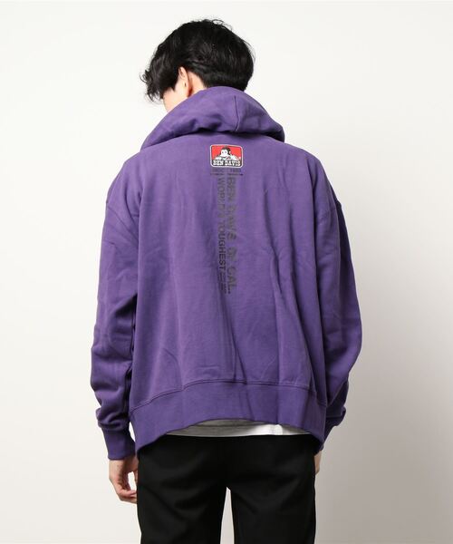 BEN DAVIS(ベンデイビス)の「《BEN DAVIS》FULL ZIP PARKA(パーカー・メンズ・ブラック/ベージュ系/パープル・MEDIUM/LARGE/X-LARGE/SMALL)」の4枚目の写真