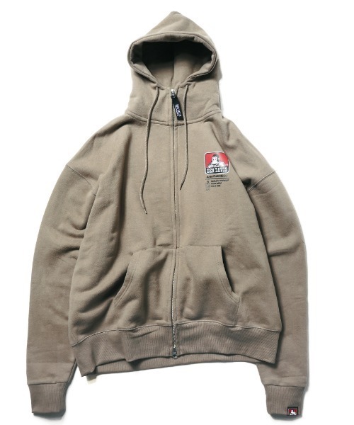 BEN DAVIS(ベンデイビス)の「《BEN DAVIS》FULL ZIP PARKA(パーカー・メンズ・ブラック/ベージュ系/パープル・MEDIUM/LARGE/X-LARGE/SMALL)」の3枚目の写真