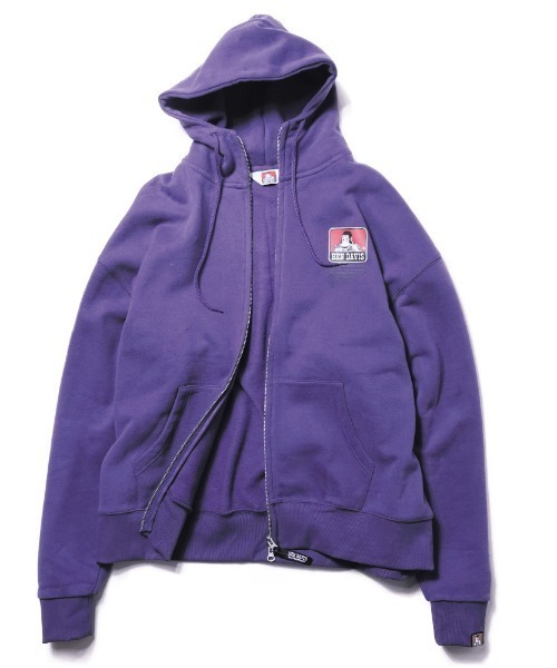 BEN DAVIS(ベンデイビス)の「《BEN DAVIS》FULL ZIP PARKA(パーカー・メンズ・ブラック/ベージュ系/パープル・MEDIUM/LARGE/X-LARGE/SMALL)」の1枚目の写真