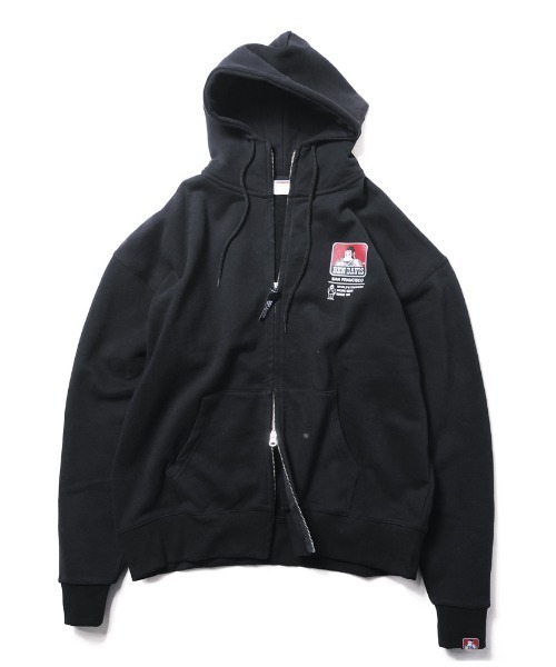 BEN DAVIS(ベンデイビス)の「《BEN DAVIS》FULL ZIP PARKA(パーカー・メンズ・ブラック/ベージュ系/パープル・MEDIUM/LARGE/X-LARGE/SMALL)」の2枚目の写真