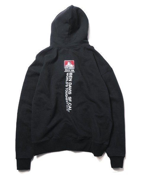 BEN DAVIS(ベンデイビス)の「《BEN DAVIS》FULL ZIP PARKA(パーカー・メンズ・ブラック/ベージュ系/パープル・MEDIUM/LARGE/X-LARGE/SMALL)」の5枚目の写真