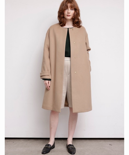 TONAL（トーナル）の「BELLANDIバックタッククルーコート（ノーカラー