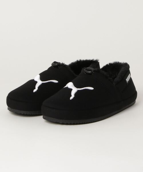 PUMA(プーマ)の「PUMA/プーマ TUFF MOCC CAT タフモック キャット モック スニーカースリッポン ルームシューズ 385125(スニーカー・レディース・ブラック×ブラック/ホワイト×ブラック/チャコールグレー×ブラック/ブルー系その他・23.0cm/26.0cm/24.0cm/27.0cm/28.0cm/25.0cm)」の3枚目の写真