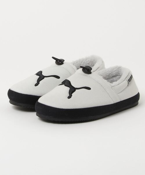 PUMA(プーマ)の「PUMA/プーマ TUFF MOCC CAT タフモック キャット モック スニーカースリッポン ルームシューズ 385125(スニーカー・レディース・ブラック×ブラック/ホワイト×ブラック/チャコールグレー×ブラック/ブルー系その他・23.0cm/26.0cm/24.0cm/27.0cm/28.0cm/25.0cm)」の4枚目の写真