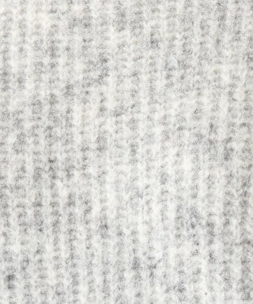 SOUP（スープ）の「◆メランジ片畔ニットプルオーバー（ニット/セーター・レディース・ライトグレー/ライトパープル・11/09/07）」の8枚目の写真