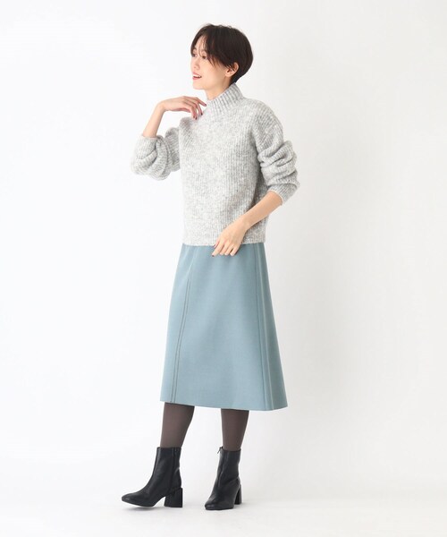 SOUP（スープ）の「◆メランジ片畔ニットプルオーバー（ニット/セーター・レディース・ライトグレー/ライトパープル・11/09/07）」の11枚目の写真