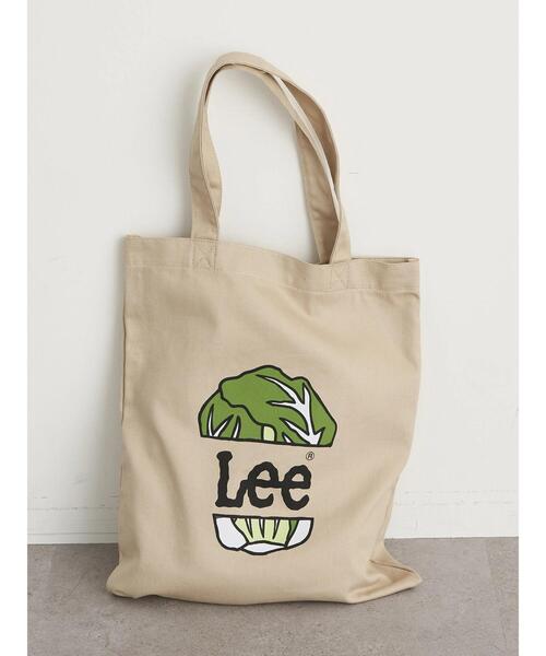 earth music&ecology（アースミュージックアンドエコロジー）の「Lee×earth ロゴエコバッグ＊（トートバッグ・レディース・グリーン/レッド/オレンジ・FREE）」の6枚目の写真