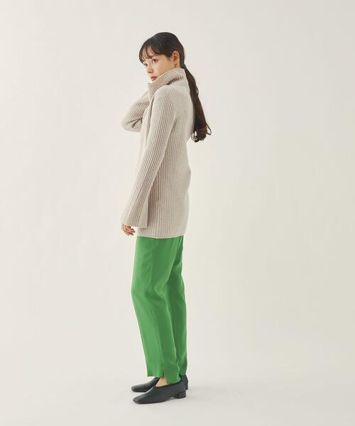 EMMEL REFINES(エメルリファインズ)の「<EMMEL REFINES(エメル リファインズ)>EM ハイウエスト テーパードパンツ(その他パンツ・レディース・ブラック/パープル/ケリー・S/M)」の8枚目の写真