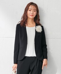 【セットアップ対応】セレモニーダブルクロス カラーレス ジャケット