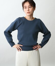 INDIVI | 【洗える】スリーブコンシャスリブニット(ニット/セーター)