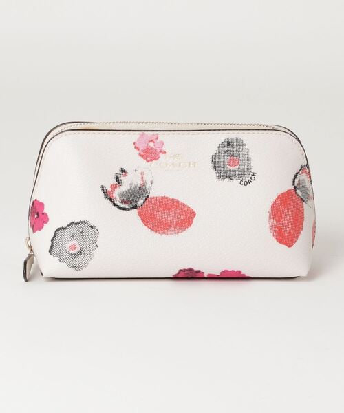 シニアファッション ブランド古着 花柄ポーチ ポーチ Coach コーチ のファッション 値引 Pulsesportsent Com