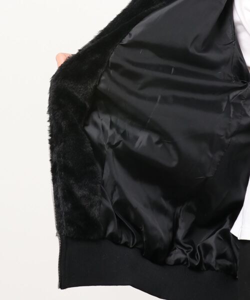 Ank Rouge（アンクルージュ）の「スピンドルうさちゃんフェイクファーコート（その他アウター・レディース・ブラック/ピンク/アイボリー・M）」の19枚目の写真