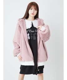 Ank Rouge | スピンドルうさちゃんフェイクファーコート(その他アウター)