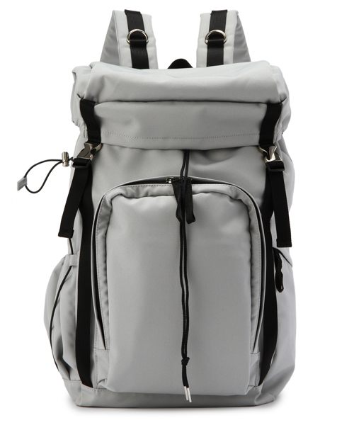 BEAUTY&YOUTH UNITED ARROWS（ビューティーアンドユースユナイテッドアローズ）の「BY フラップ ビッグリュック◆（バックパック/リュック・メンズ・ブラック/ライトグレー・フリー）」の10枚目の写真