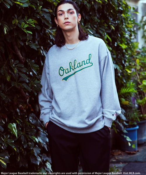 BACK TO THE FIELD（バック トゥー ザ フィールド）の「【MLB】ロゴスウェットプルオーバー（スウェット・メンズ・ブラック/グレー/オフホワイト・LARGE/X-LARGE）」の5枚目の写真