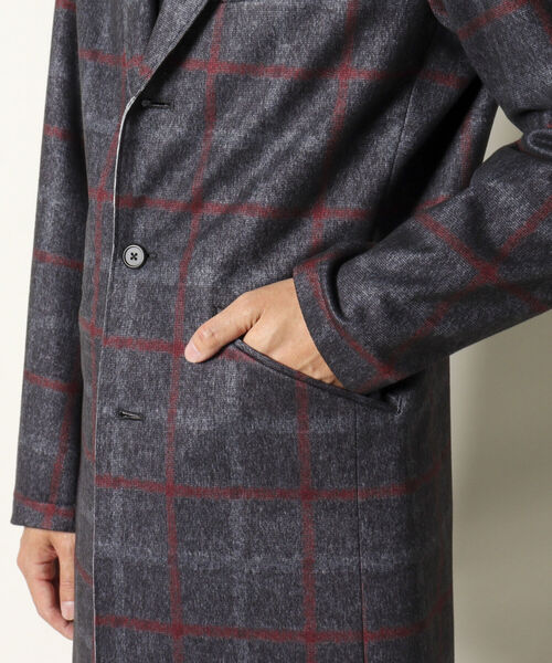 Stutostein Nolley's(シュテットシュタインノーリーズ)の「【Stutostein/シュテットシュタイン】ダウンファブリックチェスターコート(チェスターコート・メンズ・ベージュ系その他/インディゴブルー・MEDIUM/LARGE)」の17枚目の写真