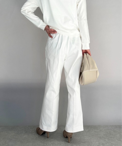 DIARIUM（ディアリウム）の「ポケットパールマリンパンツ（その他パンツ・レディース・オフホワイト/ネイビー/ベージュ・M）」の8枚目の写真