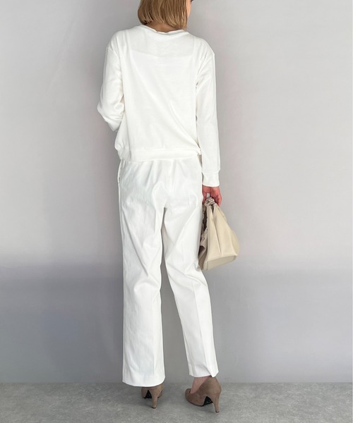 DIARIUM（ディアリウム）の「ポケットパールマリンパンツ（その他パンツ・レディース・オフホワイト/ネイビー/ベージュ・M）」の12枚目の写真