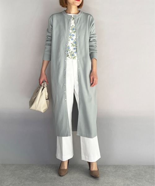 DIARIUM（ディアリウム）の「ポケットパールマリンパンツ（その他パンツ・レディース・オフホワイト/ネイビー/ベージュ・M）」の4枚目の写真